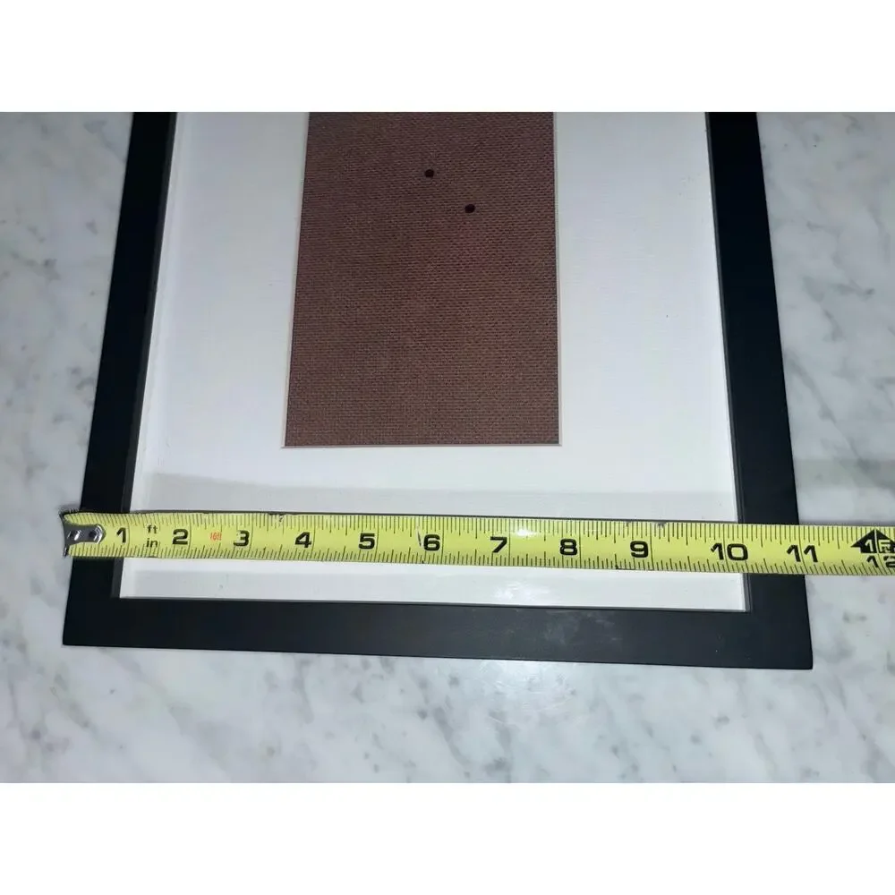 Pottery Barn Black Metal Frame Matted with 4 X 6